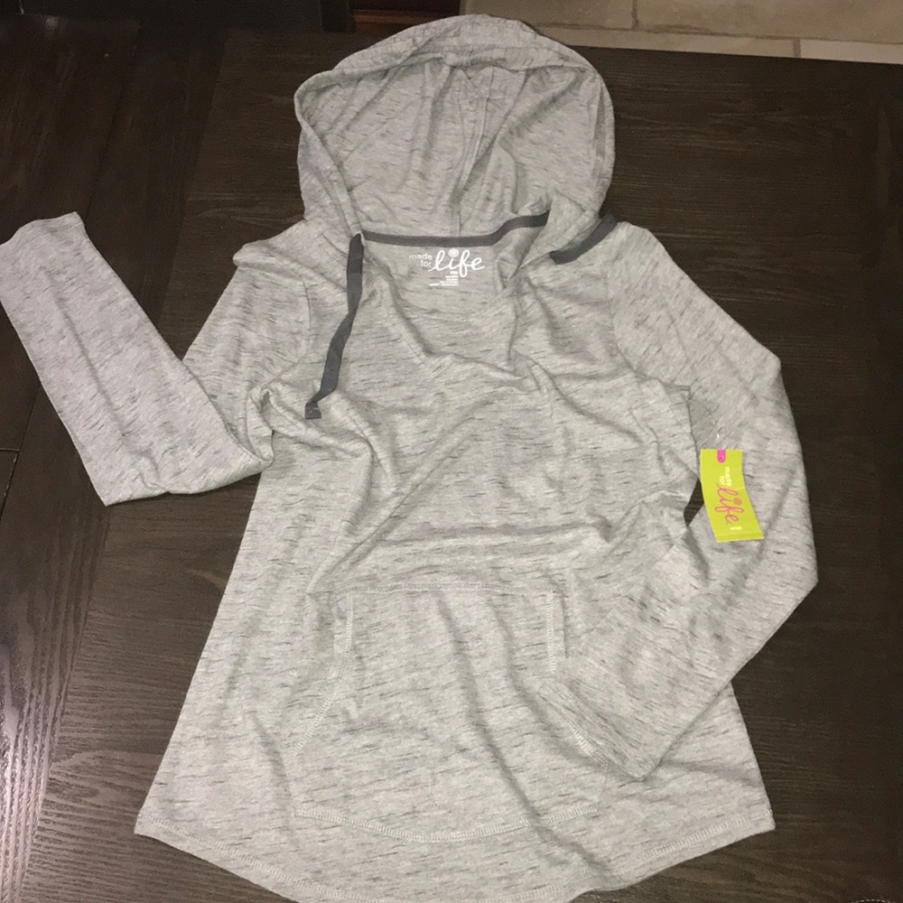 Petite Long Sleeve hooded top